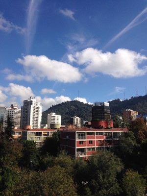 Last photo I took in Santiago of the view from my room.